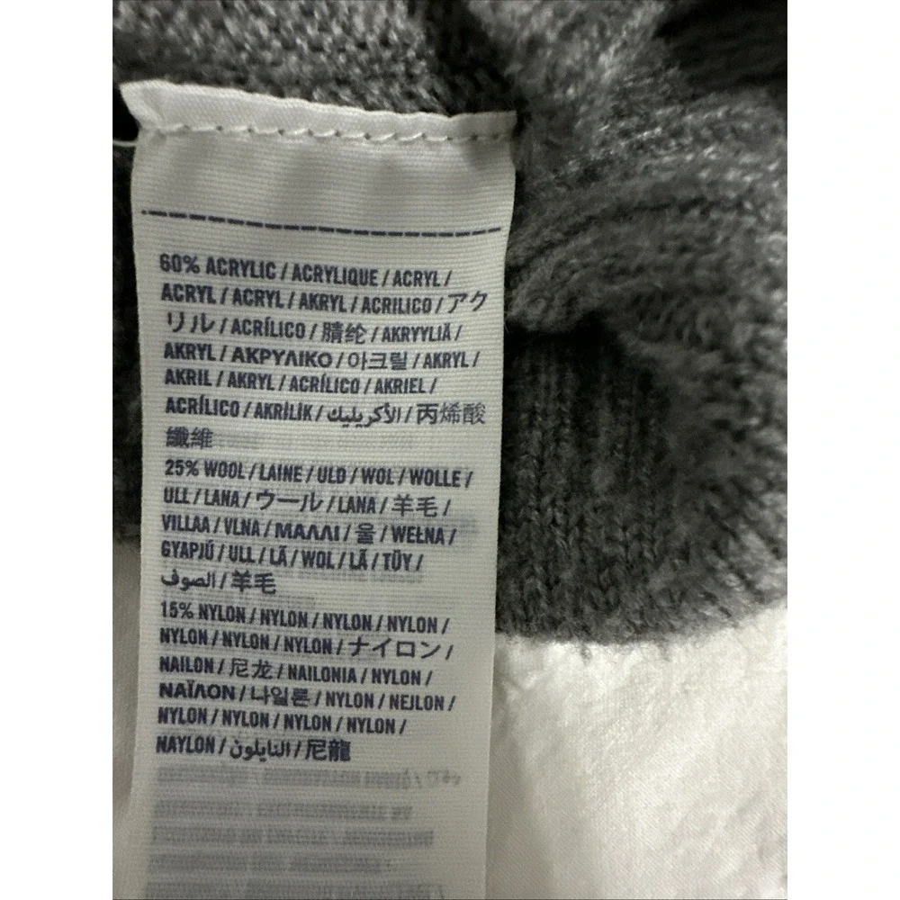 Abercrombie & Fitch Kids' Boys Long Sleeve Crewneck Sweater Size M Gray Color #2